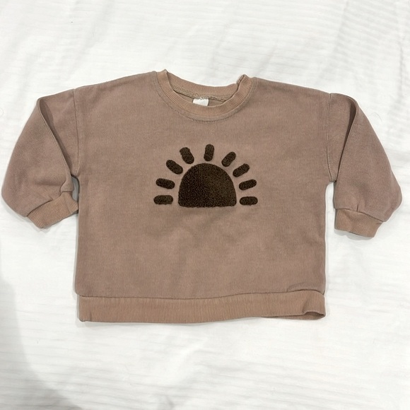 Amazon sun sweatshirt brown / tan VGUC 18 months - Picture 1 of 4